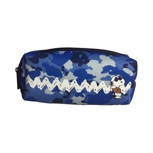 MYTAGALONGS x Peanuts Snoopy Joe Cool Blue Camouflage Neoprene Cosmetic Pencil